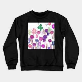 Floral Garden Print Cute Spring & Summer Home Decor & Gifts Crewneck Sweatshirt